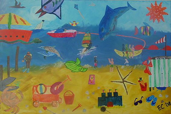 workshop schilderen met familieleden