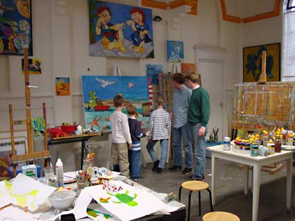 schilderij bekijken en beoordelen